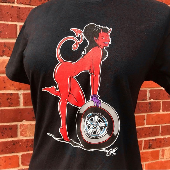 Poster Pop Coop Devil Black T-Shirt YL - Picture 2 of 10